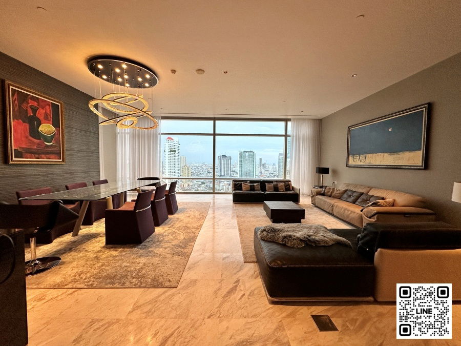 ✨Line ID @556ryccg 💎4 Bedroom 392sqm Fully furnished High floor Four Seasons Private Residence Bangkok