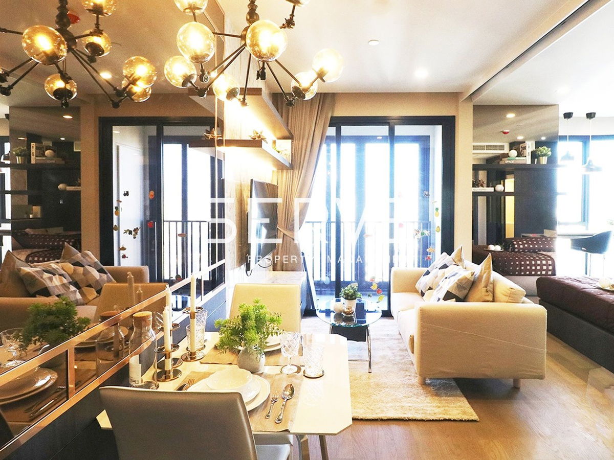 1 Bed 35 sq.m. Nice Room High Fl. Good Location MRT Sukhumvit 20 m. and BTS Asok 230 m. at Ashton Asoke Condo / For Rent