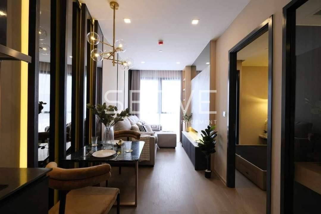 1 Bed with Partition 30 sq.m. High Fl. 35+ Next to MRT Sukhumvit 20 m. & BTS Asok 230 m. at Ashton Asoke Condo / For Rent
