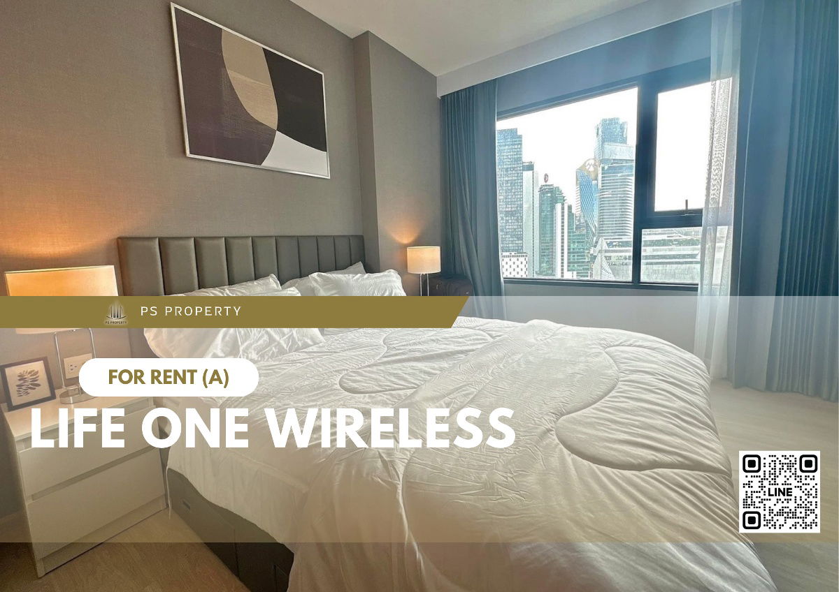 For rent ✨ Life One Wireless ✨ complete furniture and electrical appliances, near BTS Ploenchit.
