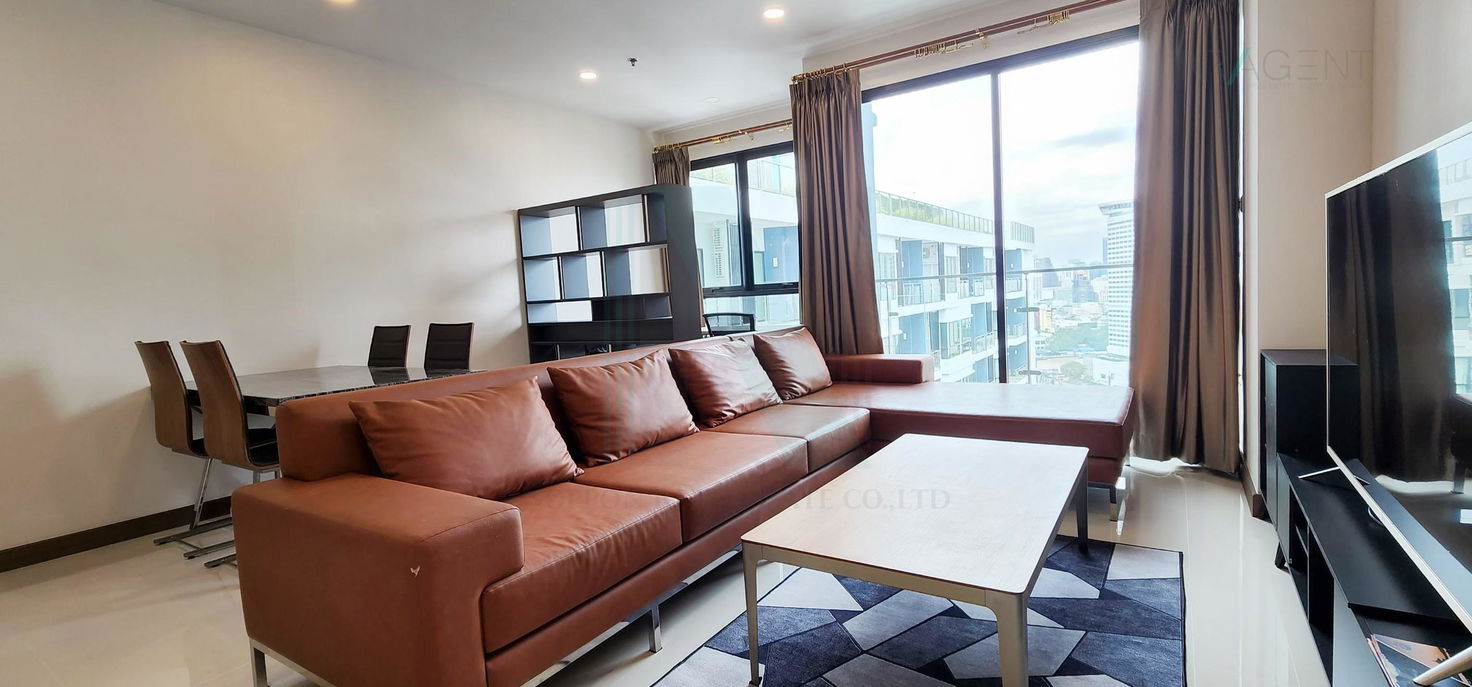 For Rent Condo SUPALAI PREMIER CHAROENNAKHON Building 1, Floor 25,2 bed room, Room size 108.00 sqm