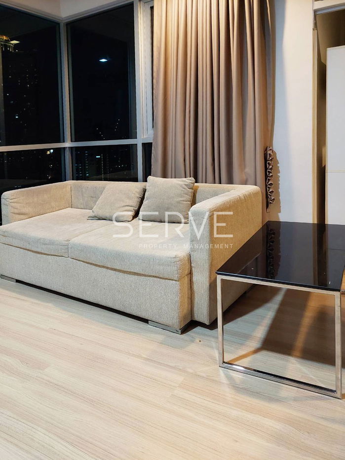 🔥33K - 2 Beds with Bathtub 54.85 sq.m. High Fl. Good Location BTS Saphan Taksin station 340 m. at Rhythm Sathorn Condo / For Rent