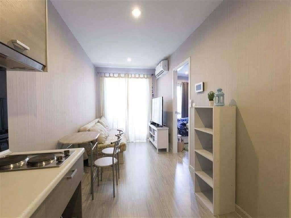 P393 Condo for rent The Privacy Ratchada-Sutthisan, good location near MRT Sutthisan, fully furnished, has washing machine, very special price