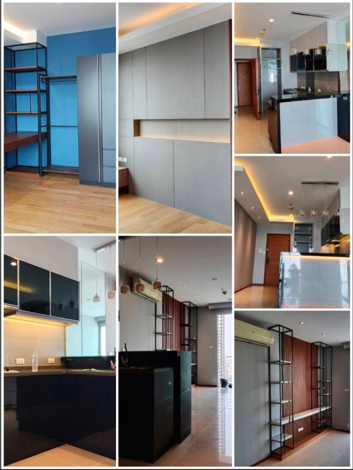 For rent: Villa Sathorn, large room, modern design, beautiful, ready to move in, near BTS Krung Thon Buri. Interested, add Line @841qqlnr