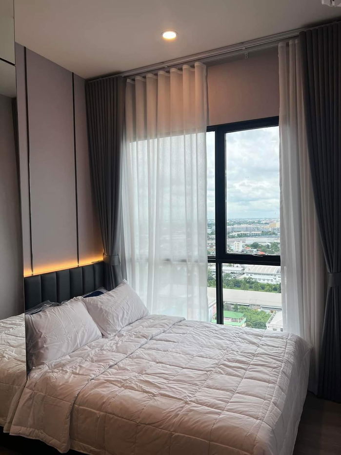 P399 The Origin Plug & Play Ramintra, room never rented out, next to MRT Ram Intra Km.9, fully furnished, has washing machine