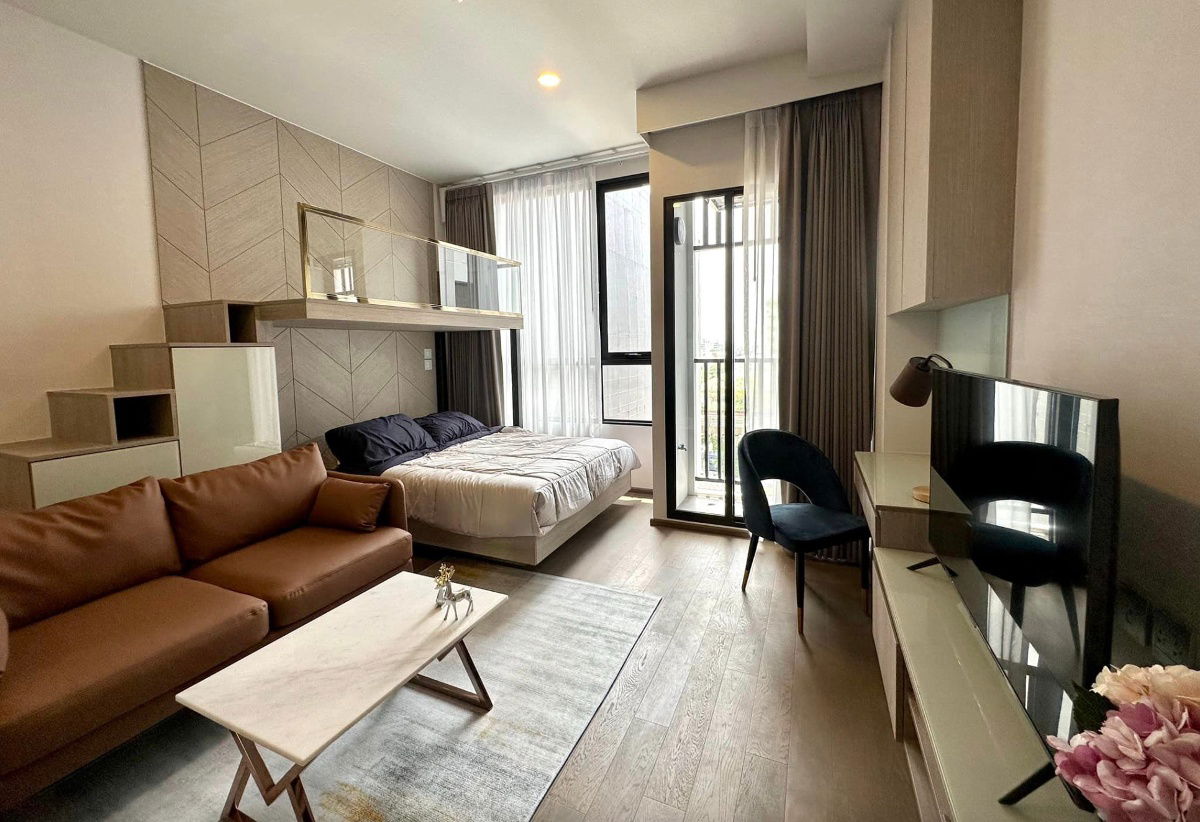 for rent Park Origin Phayathai. Studio 29sqm. Line id: @pfagent