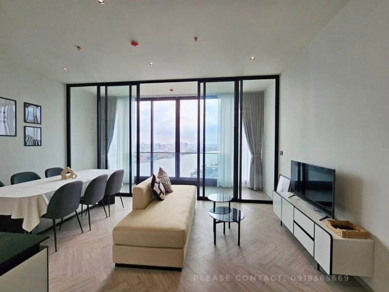 The Chapter Charoennakorn Riverside For Rent 2 bedrooms 2 bathrooms