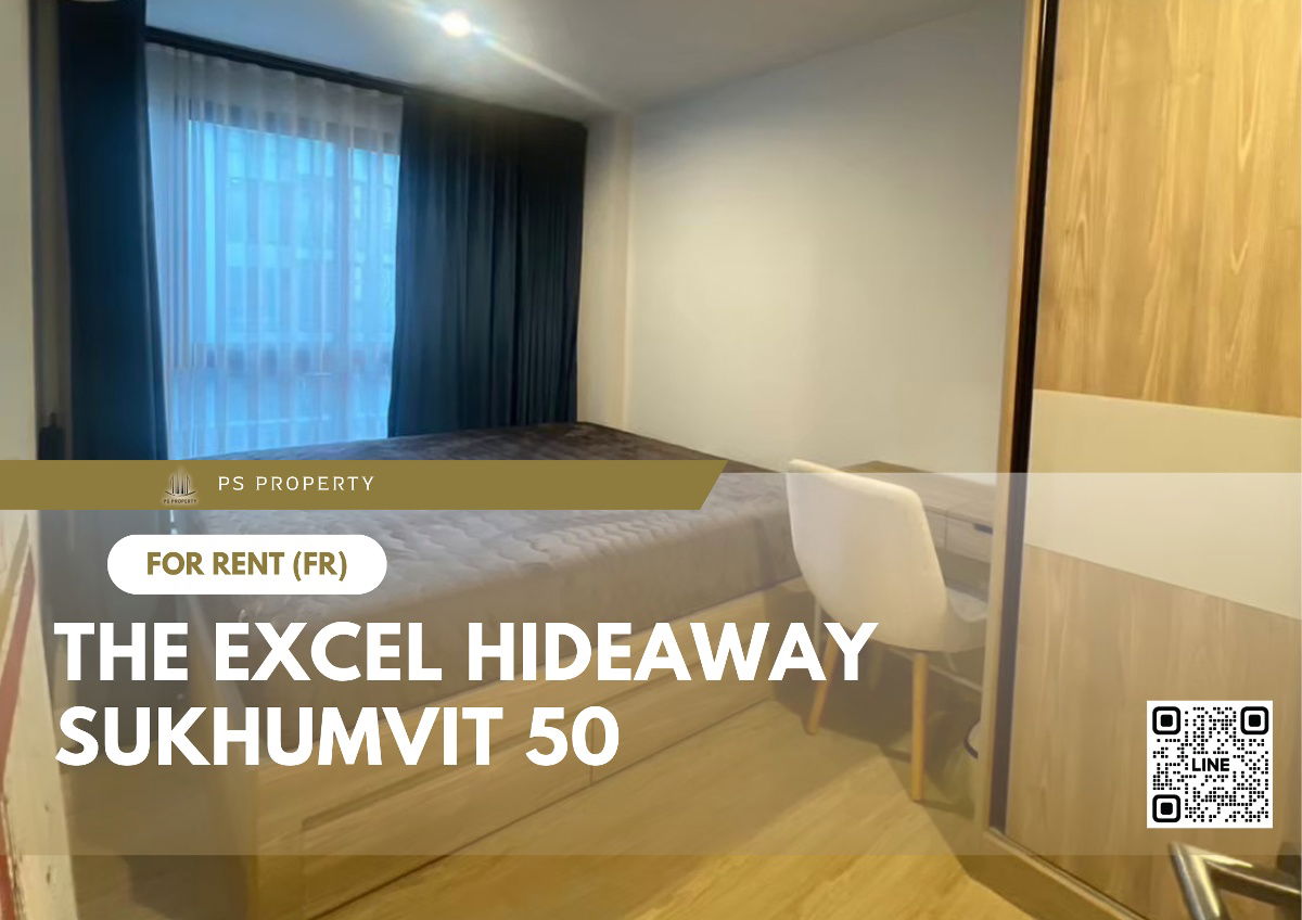For rent ✨ The Excel Hideaway Sukhumvit 50 ✨ complete furniture and electrical appliances, near BTS Phra Khanong.
