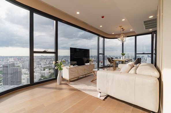 📲Line ID @556ryccg 🚄2 Bedroom 66 sqm Ashton Chula-Silom Fully furnished near MRT Samyan & Chulalongkorn University