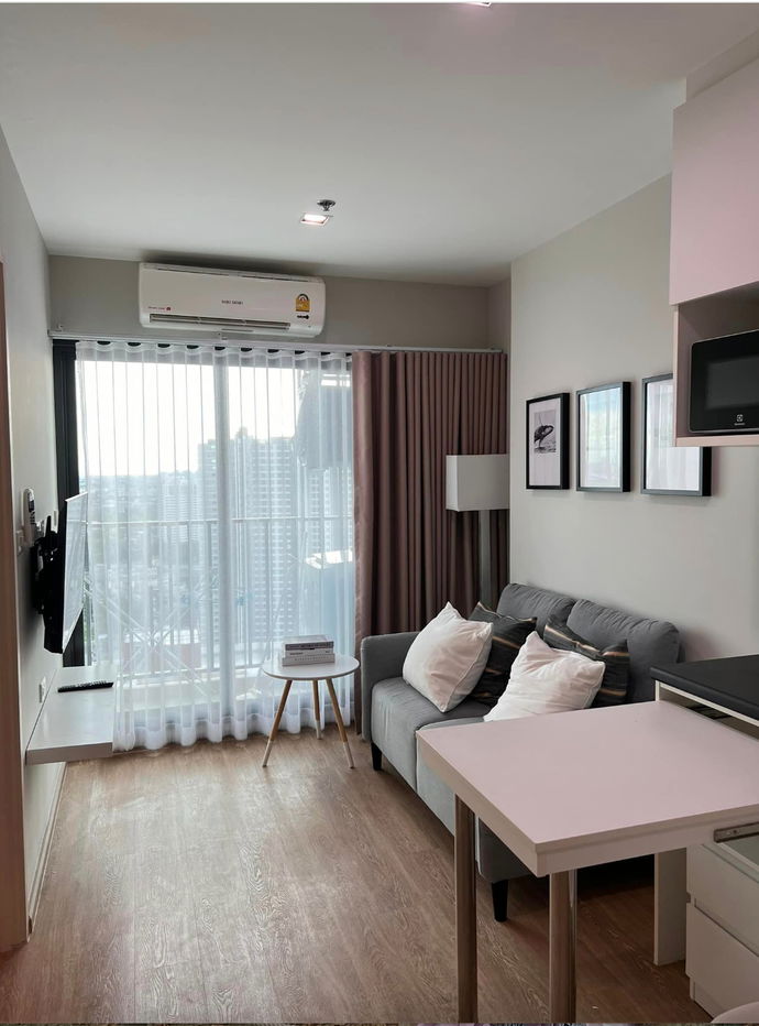 for rent Rich Park Huamark. 1bed 30sqm. Line id: @pfagent