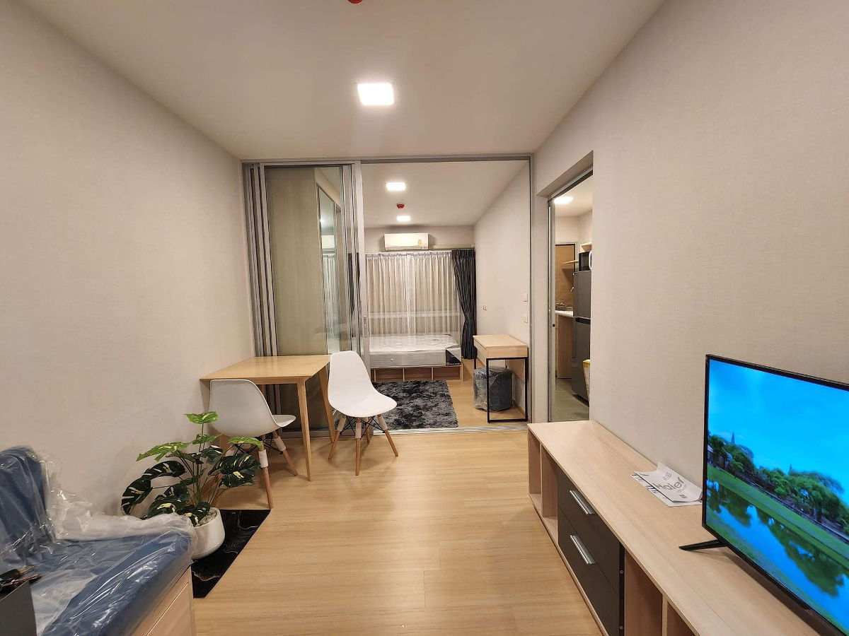 Plum Condo Rangsit Alive2 1 bedroom, 1 bathroom, size 26 square meters, Building C, 6th floor, near the elevator.