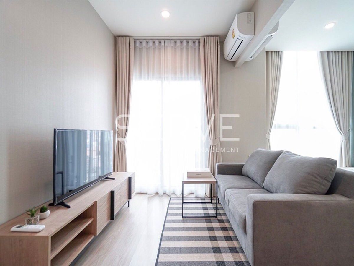 Homey Style Studio Large Room Unit in Ratchada Area Next to MRT Thailand Cultural Centre 80 m. @ Noble Revolve Ratchada 2