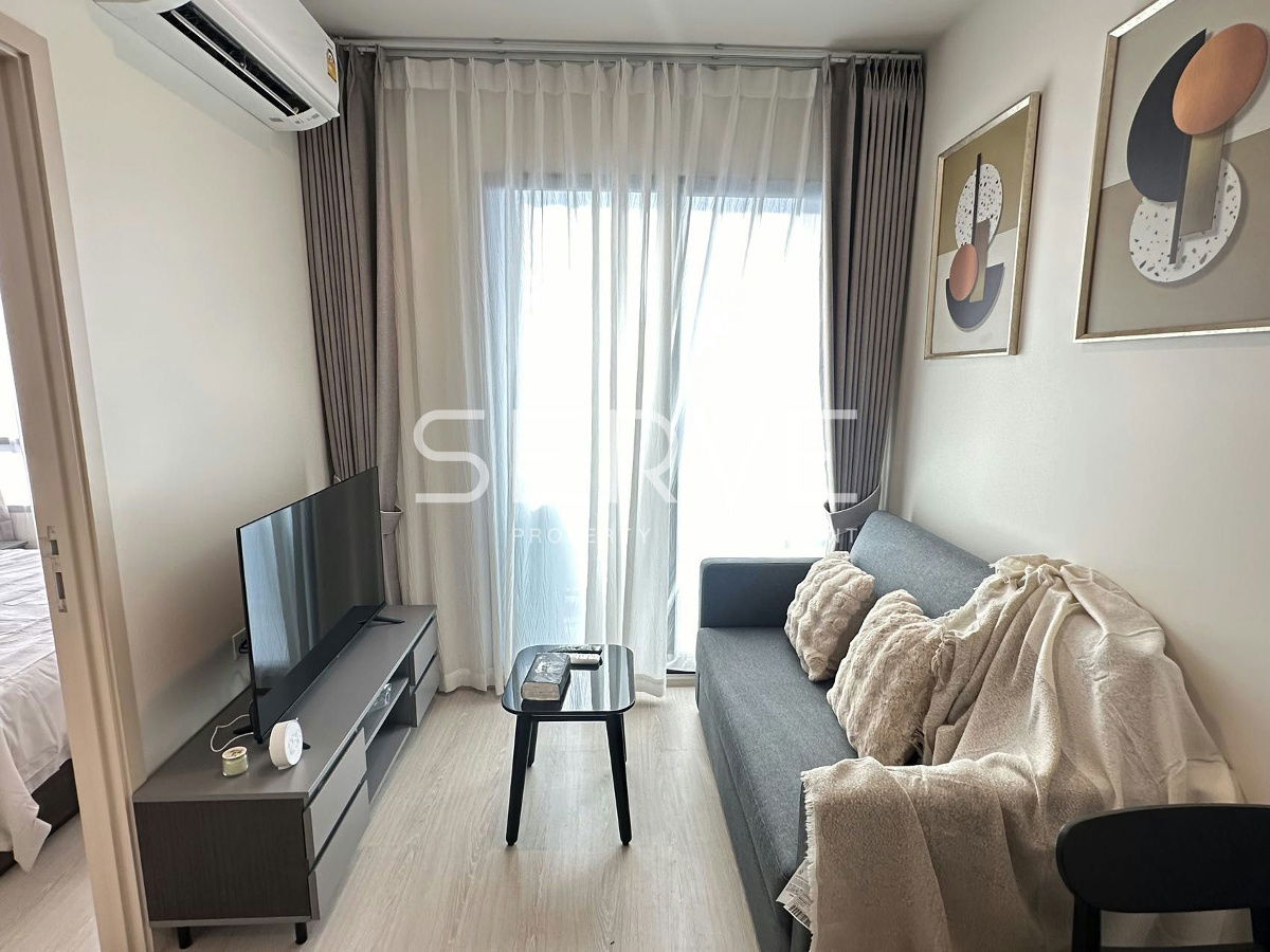 1 Bed Unit City view Fully furnished with Electric stove, Hood Good Location Close To MRT Lat Prao @Nue Noble Ratchada Lat Phrao
