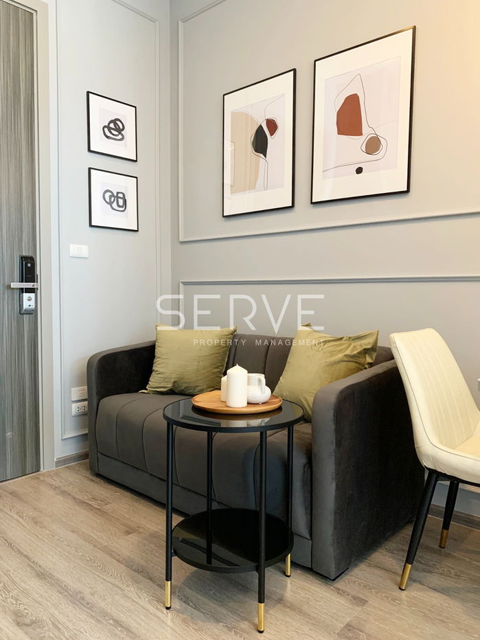 🔥1 Bed with partition on Super High Fl. 30+ with Skyline Unblock View at On Nut Close to BTS  On Nut at KnightsBridge Prime Onnut Condo / For Rent