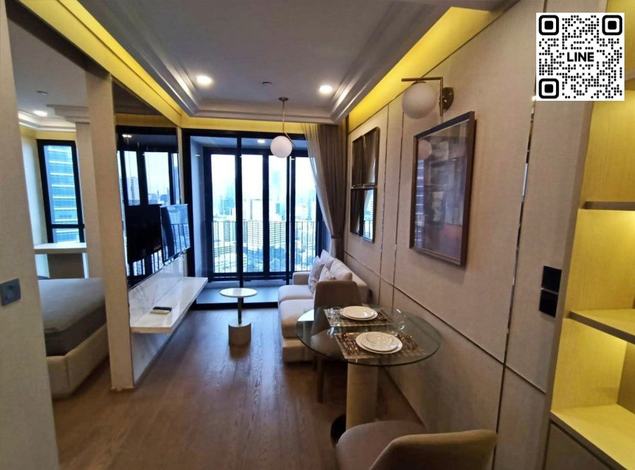 📲Line ID @556ryccg 🚄1 Bedroom 36 sqm 29Floor Ashton Chula-Silom Fully furnished near MRT Samyan & Chulalongkorn University
