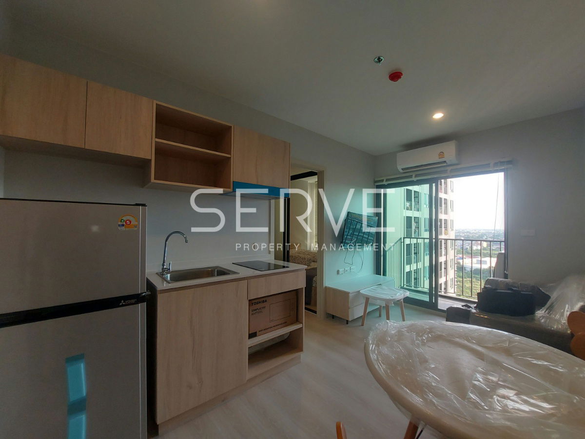 1 Bed New Room & New Condo Good Location Close to Premier place Srinakarin @  Nue Noble Srinakarin Lasalle