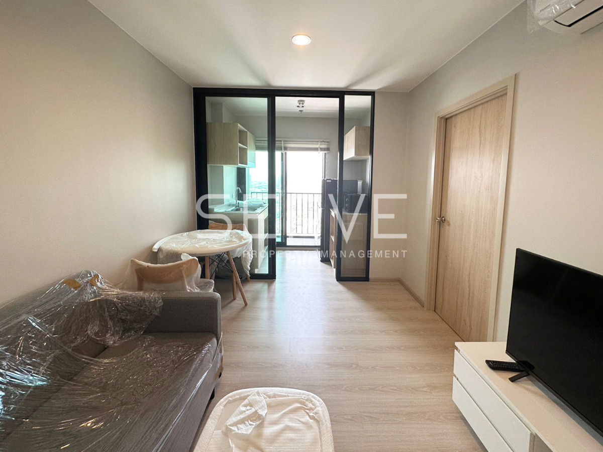 1 Bed with Electric stove Hood Washing machine New Condo Good Location Next to MRT Si La Salle @ Nue Noble Srinakarin Lasalle