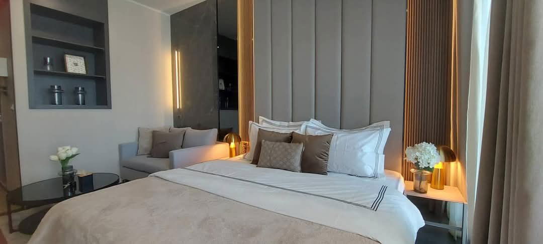 P485 Condo for rent IDEO Sukhumvit-Rama4 (IDEO Sukhumvit Rama 4) Ready to move in room, fully furnished + electrical appliances, special price