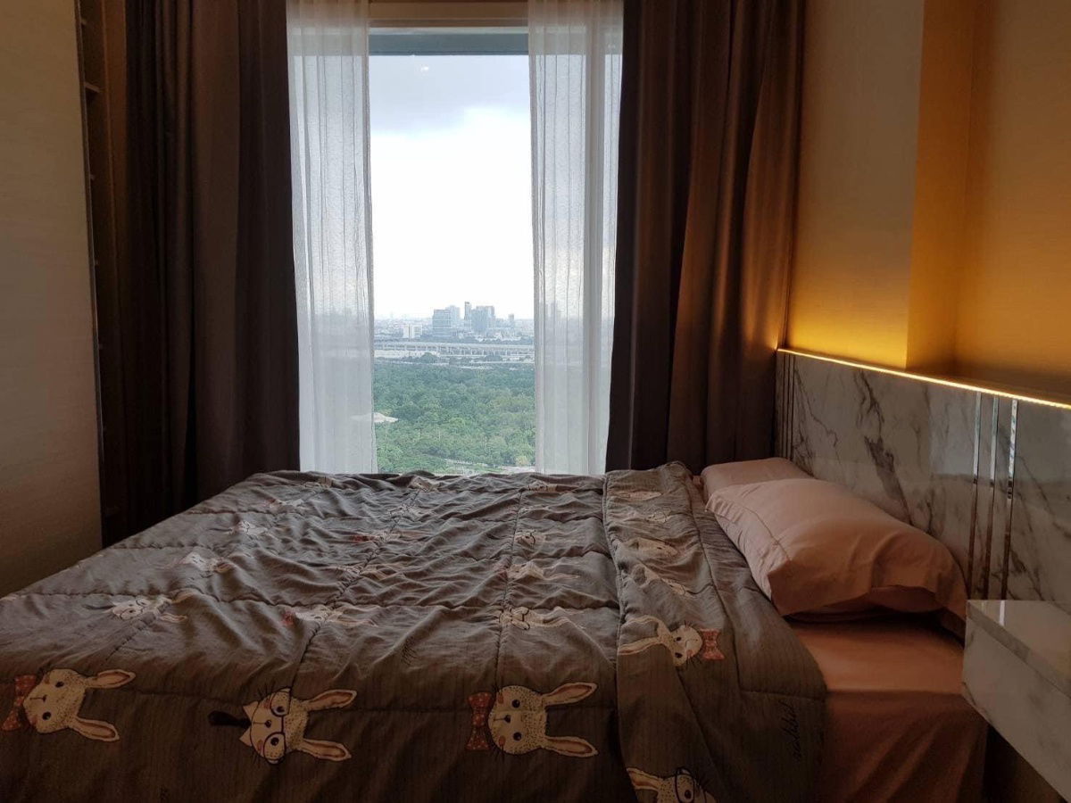 For rent: The Saint Residences (The Saint Residences), beautiful room, good view. Line: @condo24 (with @ too)