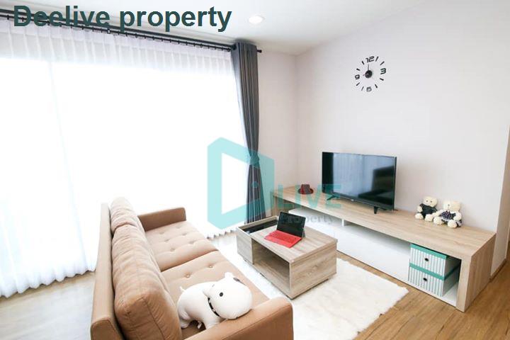 DL005362 Condo for rent, Fuse Chan - Sathorn near BTS Surasak, ready to move in, call urgently 0800343450 LineID @655ebbvc