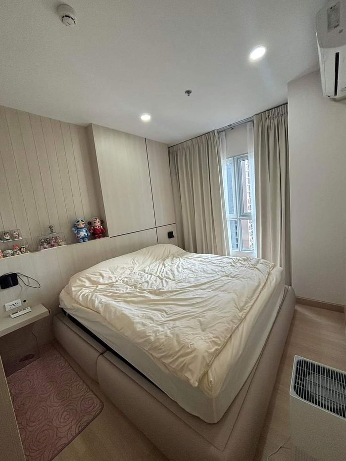 P491 Condo for rent Supalai Veranda Phasi Charoen Station, next to MRT Phasi Charoen, beautifully decorated room, fully furnished, ready to move in