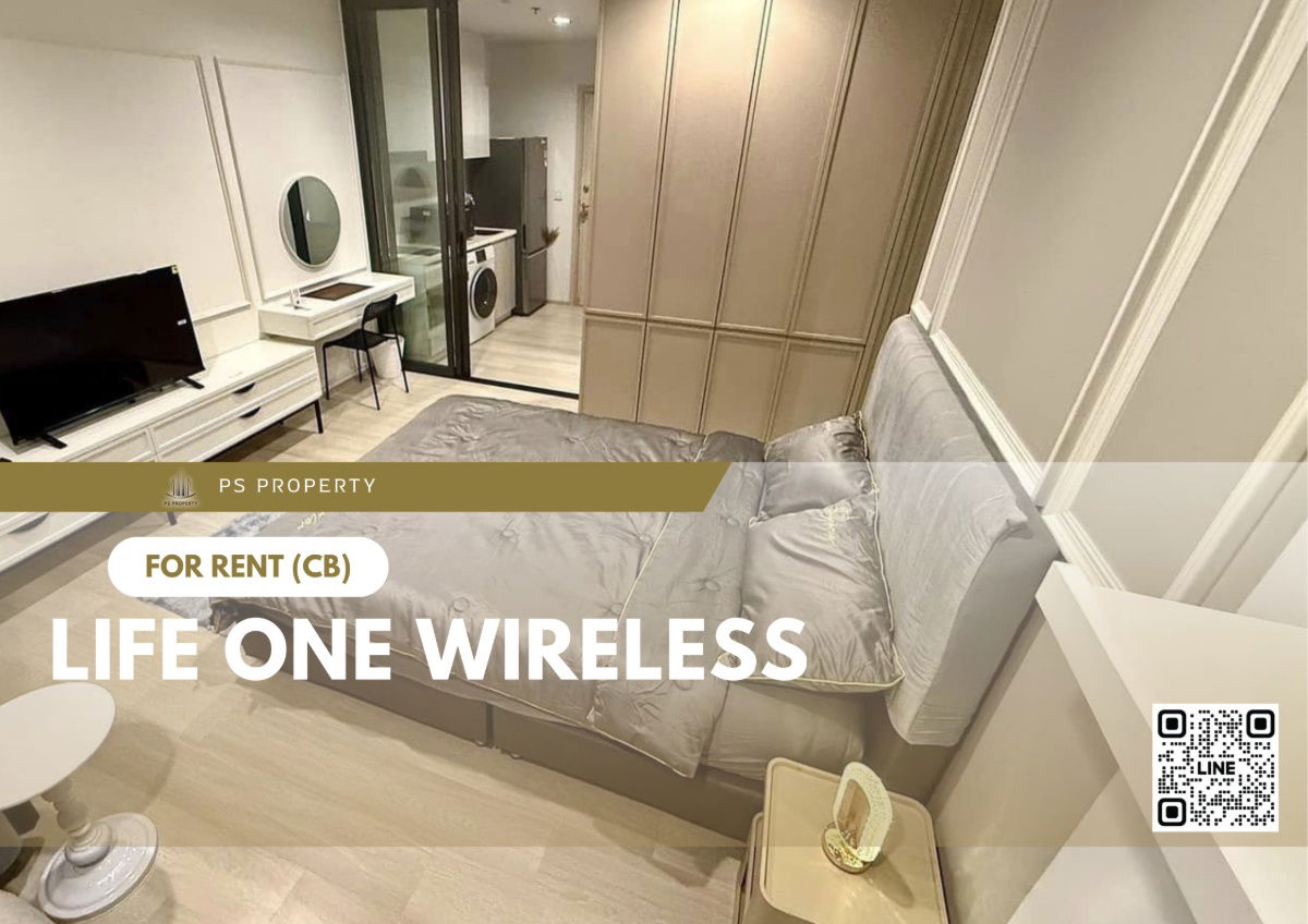For rent 📍 Life One Wireless 📍 Fully furnished and electrical appliances, near BTS Ploenchit.