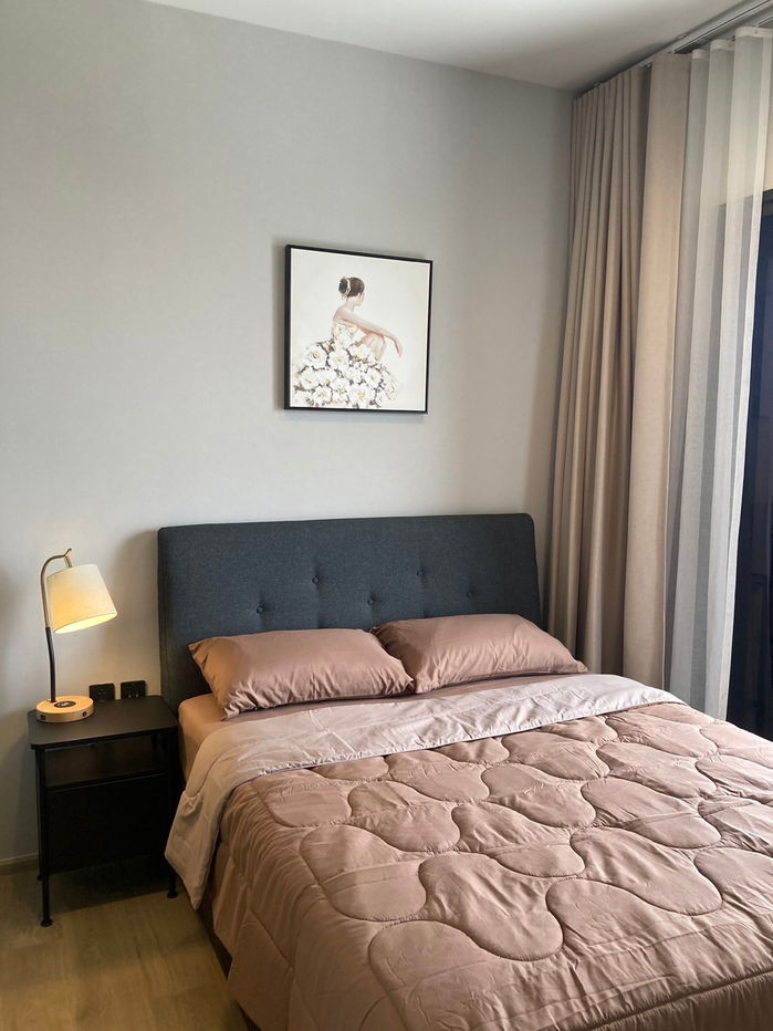 P504 Condo for rent Crest Park Residences, next to BTS, very good location, beautiful new room, fully furnished, ready to move in immediately