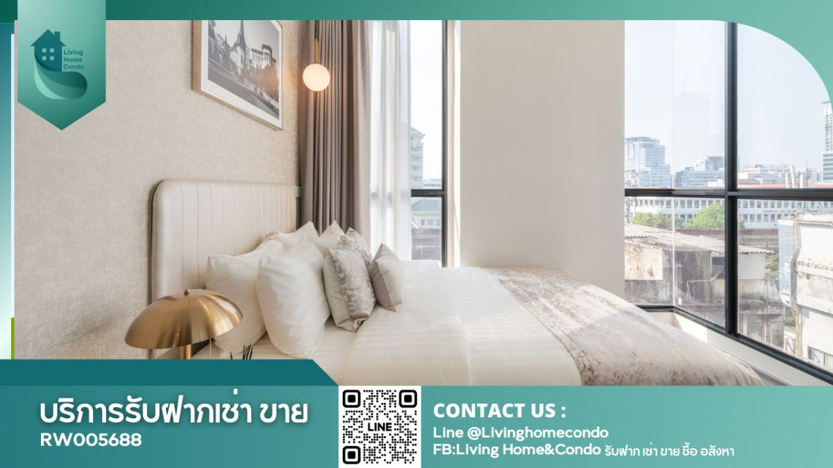 出租 Park Origin Phayathai, 装修精美房间, 2房2卫, 家具齐全, 随时可入住 LH-RW005688