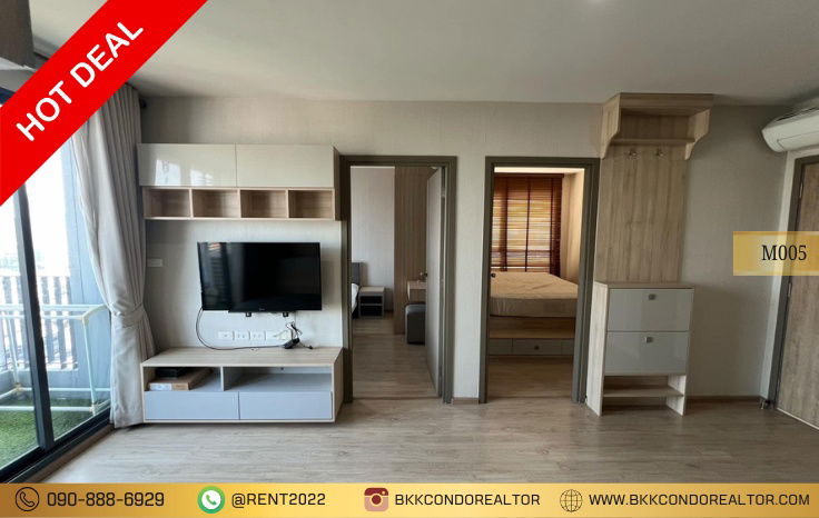 🍀🔴🍀 BEST DEAL 🔥For Rent Ideo O2 ▶️ 2 bed  47 SQM. (Line:@rent2022) ✨ Beautiful room  Ready to move  🍀🔴🍀