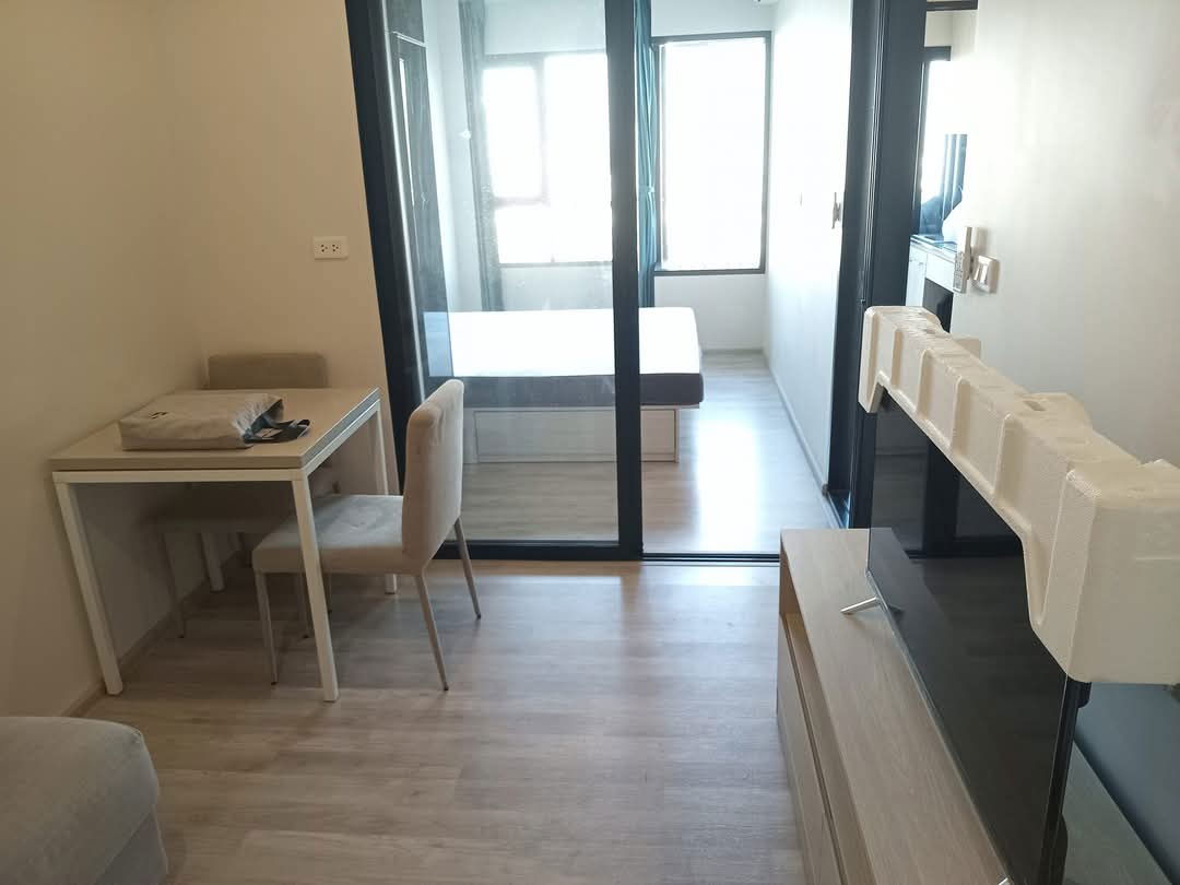 P582 Condo for rent Niche MONO Mega Space Bangna, near the airport, beautiful room, fully furnished, ready to move in