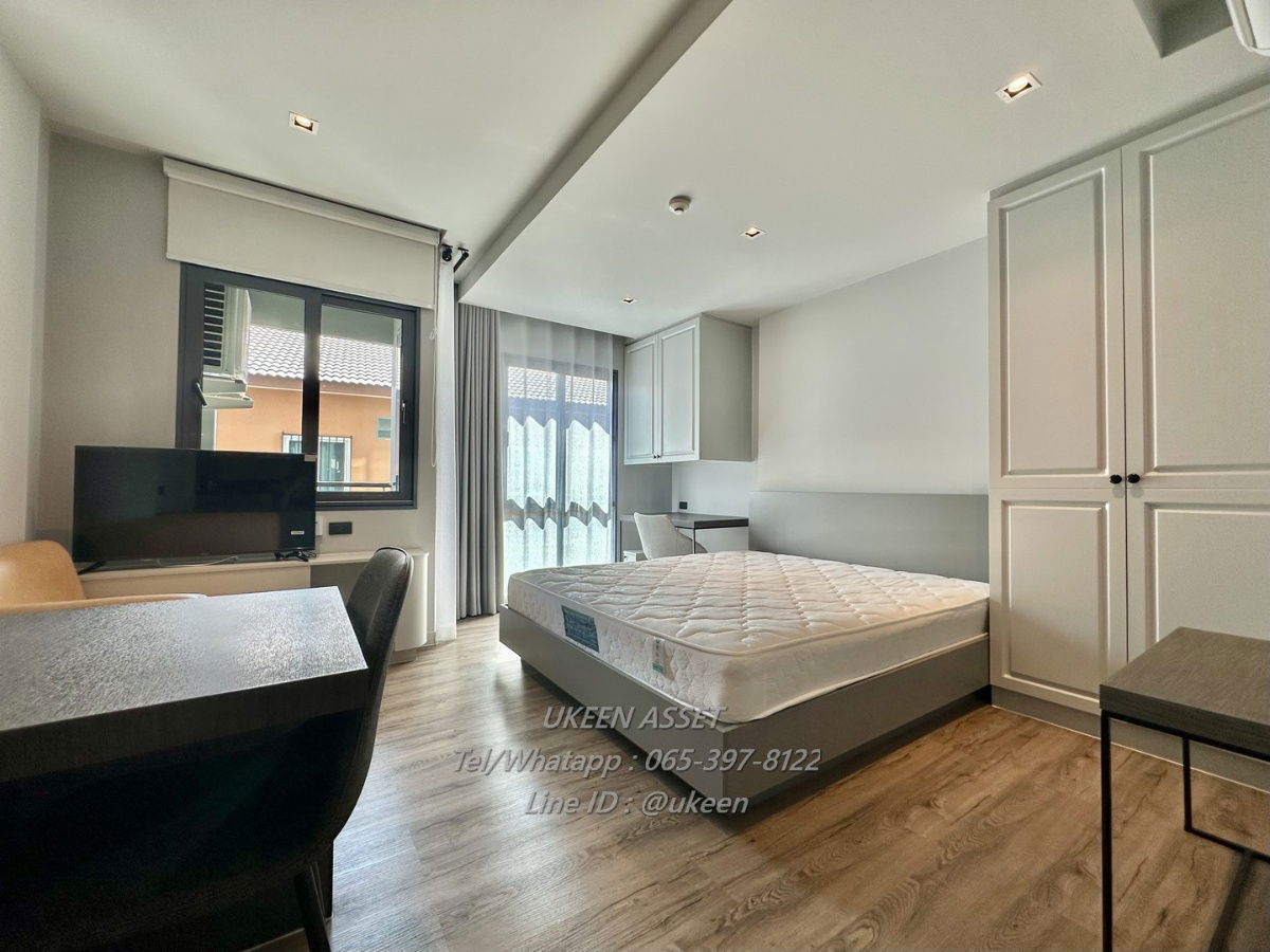 Condo for rent: Chamonix Condo, Chamonix, price 6,900 THB studio type, size 25 sq m., same side as Kasetsart University, Sriracha.