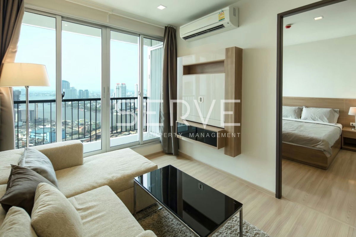 🔥30K🔥- Nice Room 1 Bed 45 sq.m. High Fl. 30+ Good Location BTS Saphan Taksin station 340 m. at Rhythm Sathorn Condo  / For Rent