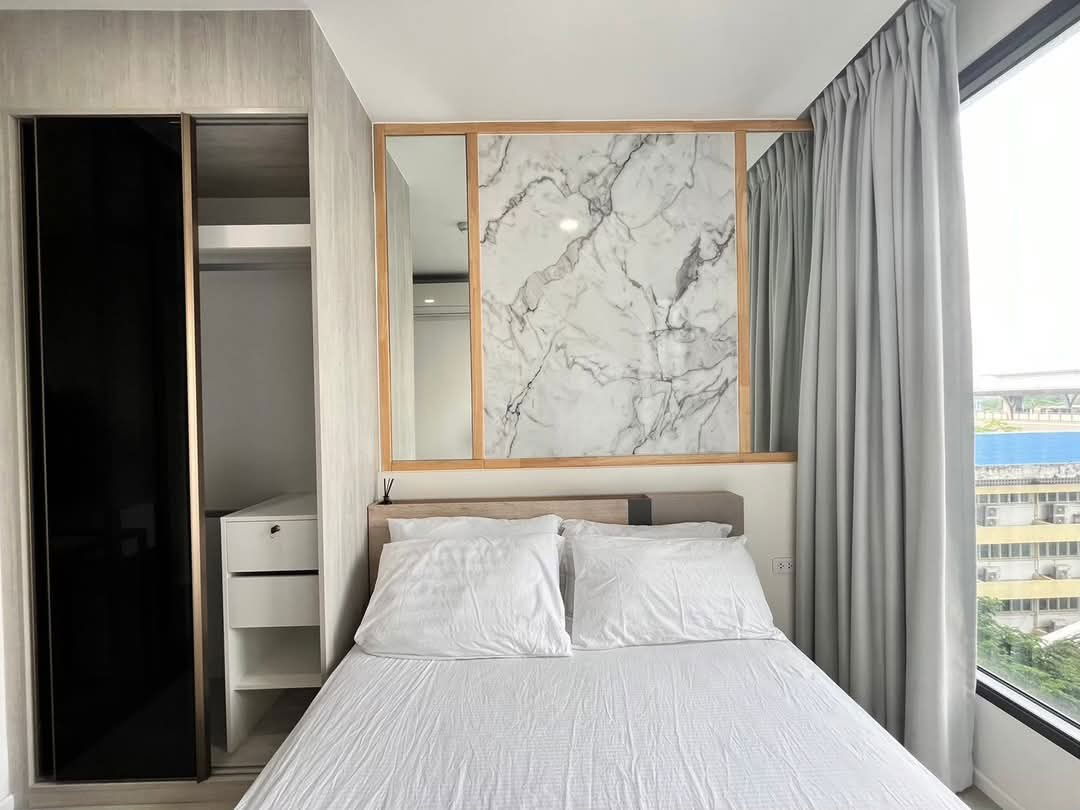 P596 Condo for rent Ciela Sripatum (Ceela Sripatum) next to BTS Bang Bua, 1Bedplus room, beautifully decorated, fully furnished, ready to move in