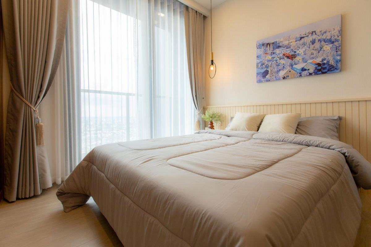 One9Five Asoke Rama9 For Rent Nice Decoration , 1 Bedroom 1 Bathroom, 27 Sqm , 19,000 Baht only   Line : @apopplace