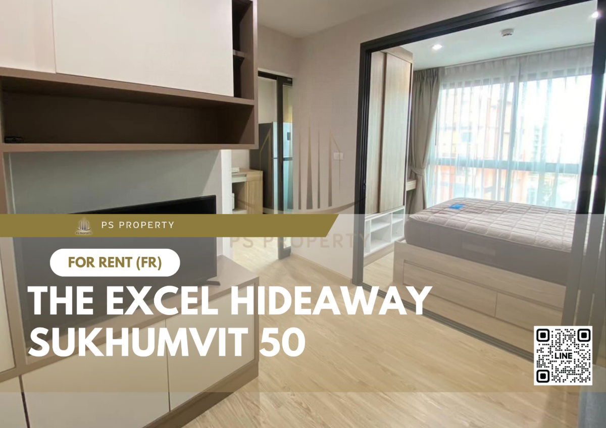 For rent 📍 The Excel Hideaway Sukhumvit 50 📍 Fully furnished and electrical appliances, near BTS On Nut.