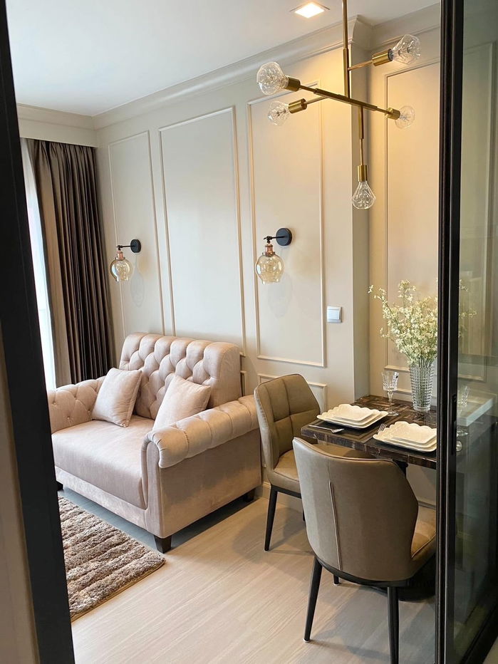 *** Condo for rent : Life Asoke Hype 1 Bedroom High floor Built-in furniture  Nice decorated near MRT Rama9 ***