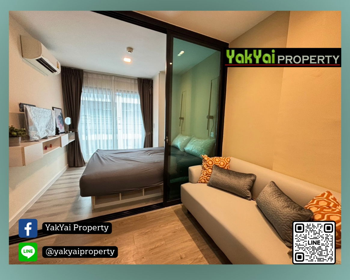 For rent 🎉🎉 Condo for rent Pause 115 near BTS Pu Chao 🚈 🔥 Rental price only 6,500 baht 🔥 (including common area)