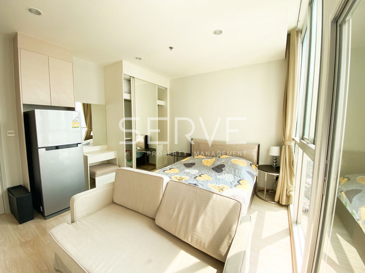 Nice Studio Good view & Good Location Next To MRT Thailand Cultural Centre 80 m.   @ Noble Revolve Ratchada 2