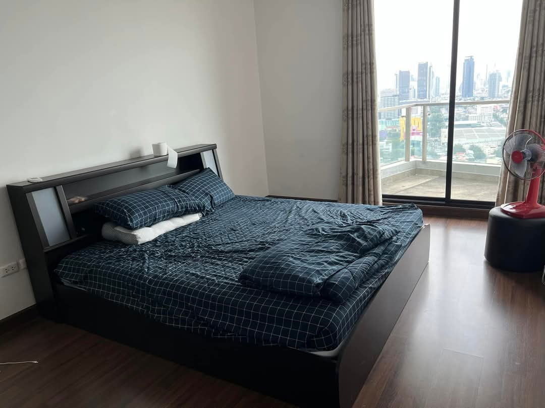 P647 Condo for rent Supalai Premier Ratchathewi, near BTS Ratchathewi, beautiful room, fully furnished, has washing machine, special price