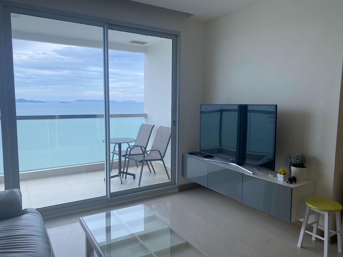 for rent condo The Palm wongamat beach front pattaya 2 Bed (S03-1842)