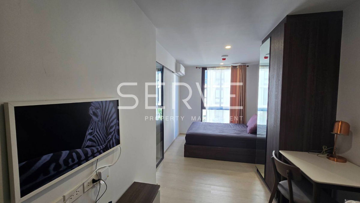 Studio Fully furnished with Electric stove, Hood  Good Location  BTS Khu Khot @  Nue Cross Khu Khot Station