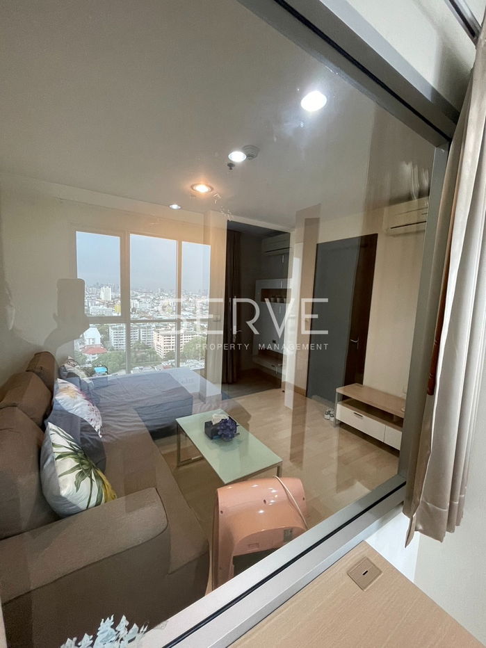1 Bed  Super High Floor City view Fully furnished  Good Location Close to MRT Ratchadaphisek Exit 4 @  Rhythm Ratchada