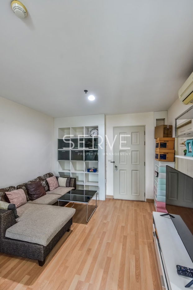 1 ห้องนอน ห้องสวย เฟอร์นิเจอร์ครบ ทำเลดี ใกล้ MRT ห้วยขวาง @ Life @ รัชดา