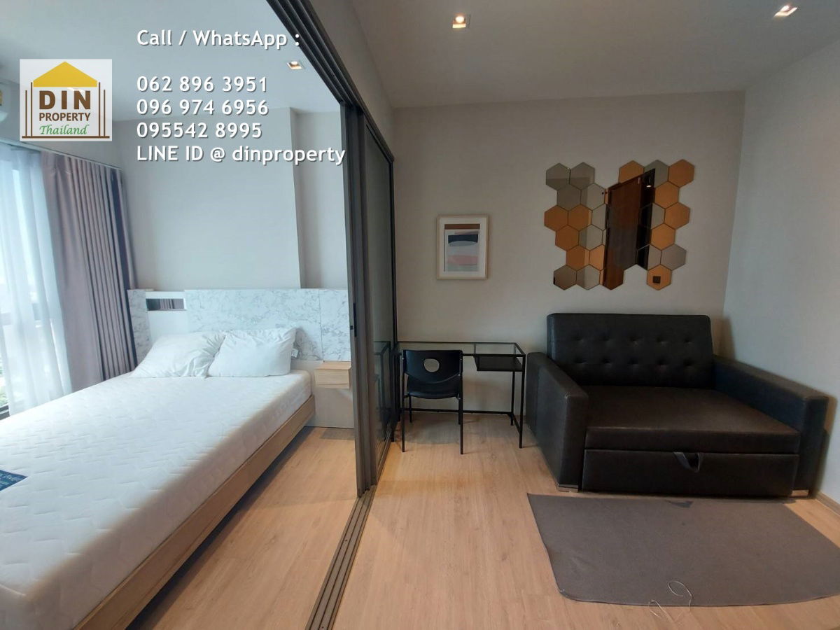 Rent Whizdom Station Ratchada Thapra , 1 Bed 28 sqm , BTS Talad Phu, The mall thapra