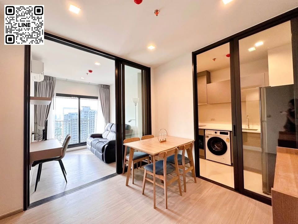 📲Line ID @556ryccg 🏢1 Bedroom Plus 35sqm Floor24 Life Asoke Hype Fully furnished near Subway MRT Rama 9 (500m.)