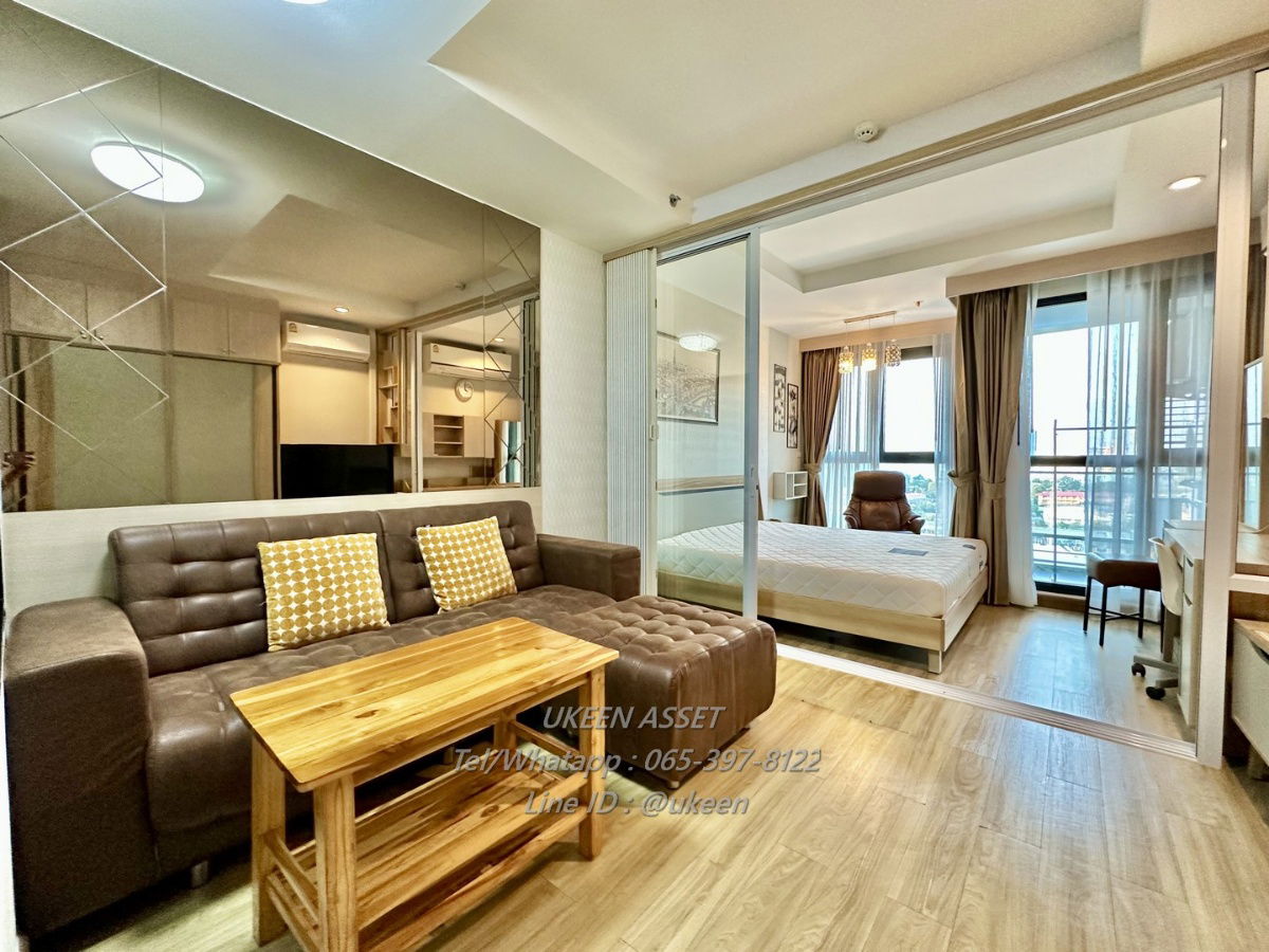 UK01-146 For rent: Lada Plus Condo Floor: 16, Building 2 – Sriracha city view, price 10,000 baht