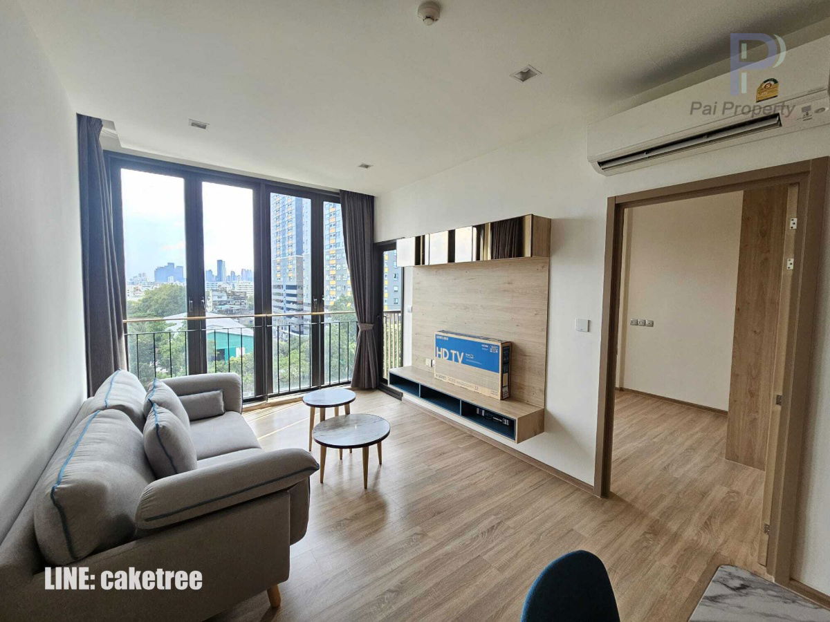 River view 2 Bedrooms unit for rent in Kawa Haus. T77 community with a British international school Prep and Sansiri farm. On Nut living area.