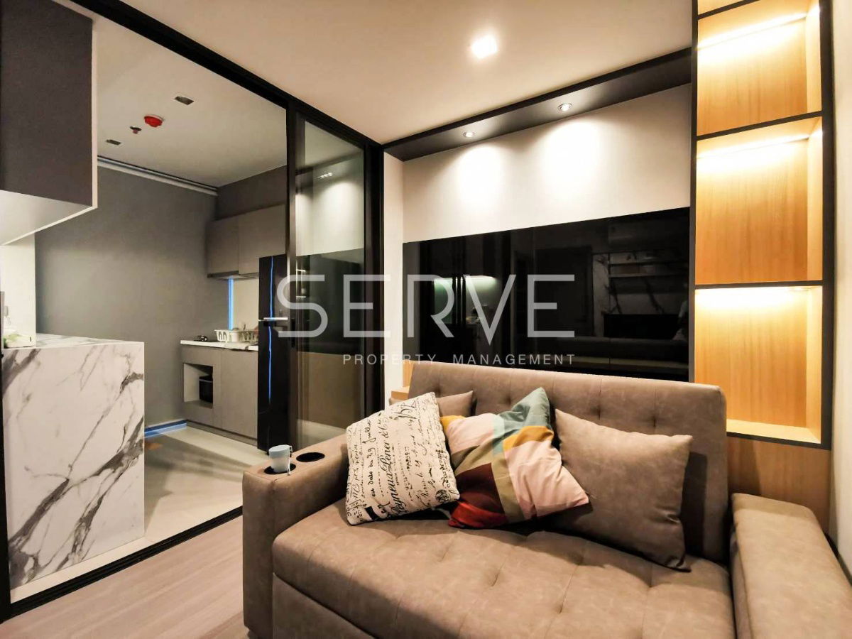 Luxury Style 1 Bed Nice Room High Floor New Good Location Next to MRT Rama 9 350 m. @  Life Asoke - Rama 9