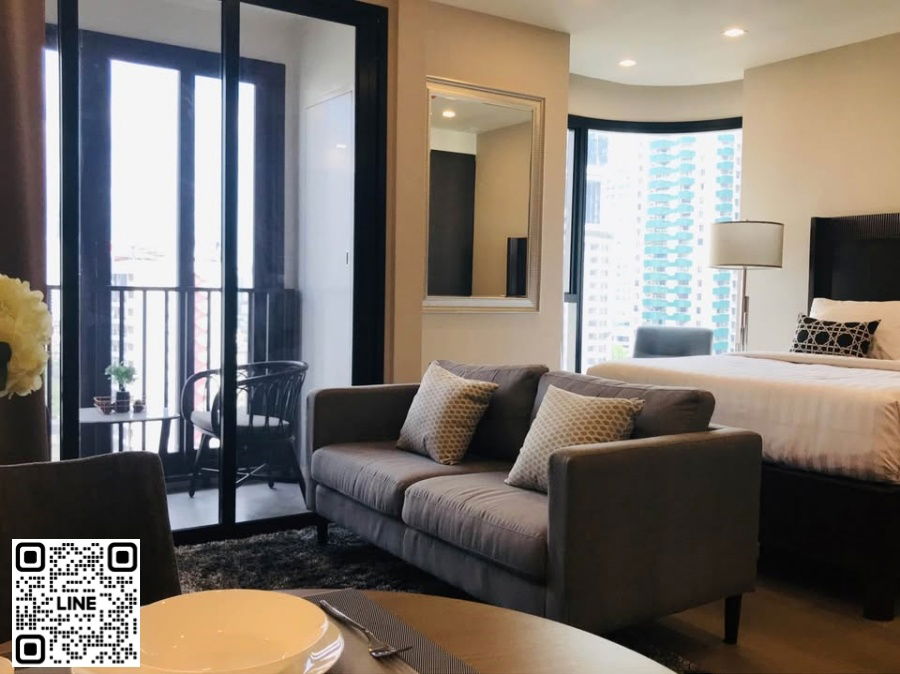 📲Line ID @556ryccg 🚆Rent condo 1 Bedroom 35.5 sqm Floor14 Ashton Asoke Fully furnished near Subway & Sky train