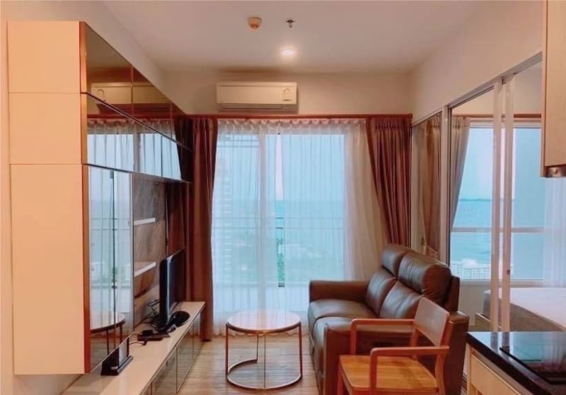 For rent The Sea Condo, beautiful room, seaside project, near Central Sriracha shopping mall